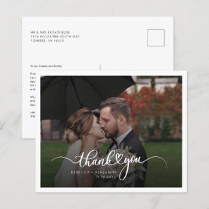 Elegant Wedding Foto Hartelijk dank