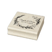 Elegant Wedding Garland Wildbloemen & bijkantoren Rubberstempel (Stempel)