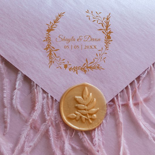 Elegant Wedding Garland Wildbloemen & bijkantoren Rubberstempel