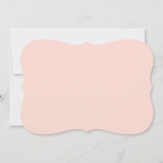 Elegant Wedding Gown Bridal Shower Kaart (Achterkant)