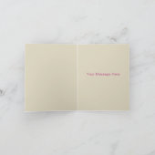 Elegant Wedding Gown Dank je wel Bedankkaart (Binnen)