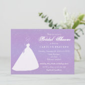 Elegant Wedding Gown Lavender Vrijgezellenfeest In Kaart (Staand voorkant)