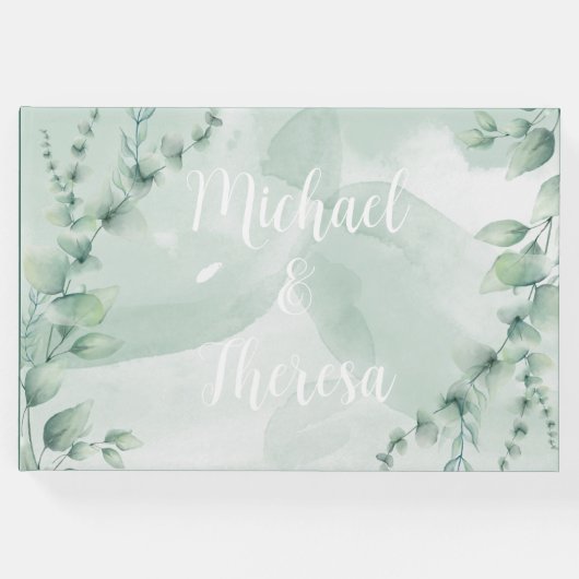Elegant Wedding Guest Book Gastenboek (Voorkant)
