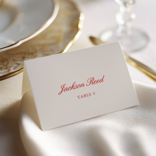  Elegant Wedding Guest Place Card Kaart