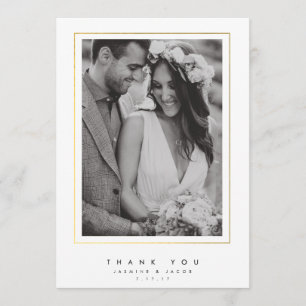 Elegant Wedding Hartelijk dank Bedankkaart
