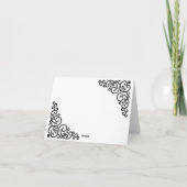 Elegant Wedding Hartelijk dank Bedankkaart (Achterkant)