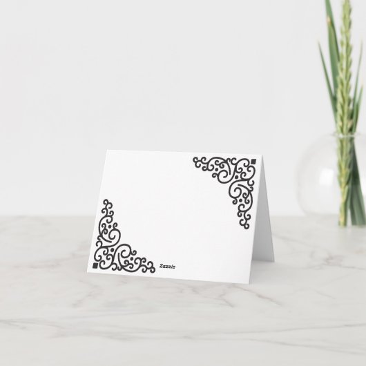 Elegant Wedding Hartelijk dank Bedankkaart (Achterkant)