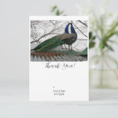 Elegant Wedding Hartelijk dank Bedankkaart (Staand voorkant)