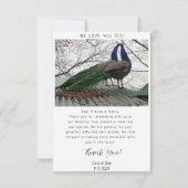 Elegant Wedding Hartelijk dank Bedankkaart (Achterkant)