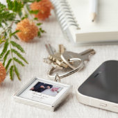 Elegant Wedding Hartelijk dank Sleutelhanger (Zijkant)