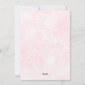 Elegant Wedding Information Kaart. Uitnodiging (Achterkant)