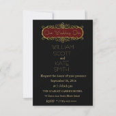  Elegant WEDDING INVITATIE Kaart (Voorkant)