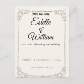 Elegant Wedding Invitation – A Modern Touch for Yo Briefkaart (Voorkant)