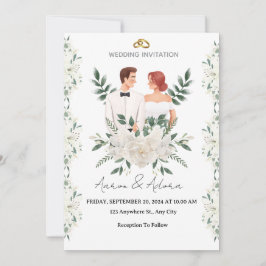 Elegant Wedding Invitation – A Modern Touch for Yo Kaart