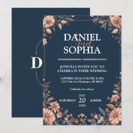 Elegant Wedding Invitation card Kaart