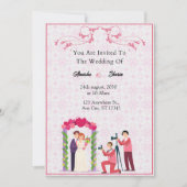 Elegant Wedding Invitation Card Kaart (Voorkant)