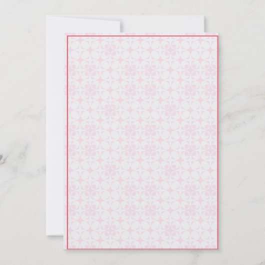 Elegant Wedding Invitation Card Kaart (Achterkant)