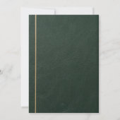 Elegant Wedding Invitation Card Kaart (Achterkant)