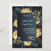 Elegant Wedding Invitation Card Magnetische Uitnodiging (Voorkant)