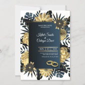 Elegant Wedding Invitation Card Magnetische Uitnodiging (Voorkant)