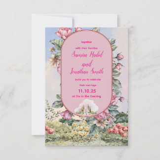 Elegant Wedding Invitation – Classic & Romantic  Bedankkaart