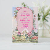 Elegant Wedding Invitation – Classic & Romantic Bedankkaart (Staand voorkant)