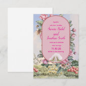 Elegant Wedding Invitation – Classic & Romantic Bedankkaart (Voorkant / Achterkant)