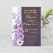 Elegant Wedding Invitation – Classic & Romantic Ce Kaart (Staand voorkant)