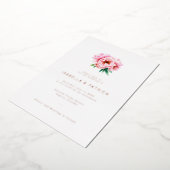 Elegant Wedding Invitation Folie Uitnodiging (Gedraaid)