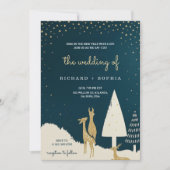 Elegant wedding Invitation in happy new year Kaart (Voorkant)