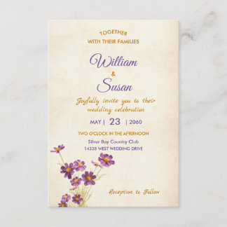 Elegant Wedding Invitation Informatiekaartje