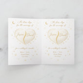 Elegant Wedding Invitation  Kaart (Binnen)
