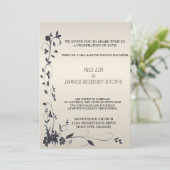 Elegant Wedding Invitation Kaart (Staand voorkant)