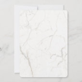 Elegant Wedding Invitation Kaart (Achterkant)