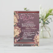Elegant Wedding Invitation Kaart (Staand voorkant)