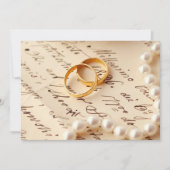 Elegant Wedding Invitation Kaart (Voorkant)