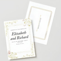 Elegant Wedding Invitation