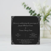 Elegant Wedding Invitation Kaart (Staand voorkant)