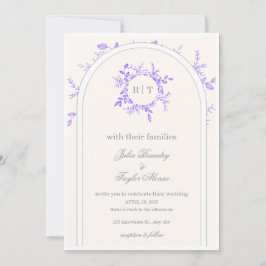 Elegant Wedding Invitation  Kaart