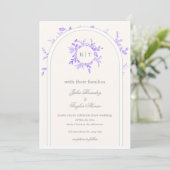 Elegant Wedding Invitation  Kaart (Staand voorkant)