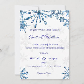 Elegant Wedding Invitation Kaart