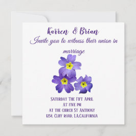 Elegant Wedding Invitation Kaart