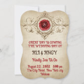 Elegant Wedding Invitation Kaart (Voorkant)