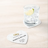 Elegant Wedding Invitation Kartonnen Onderzetters (Insitu)