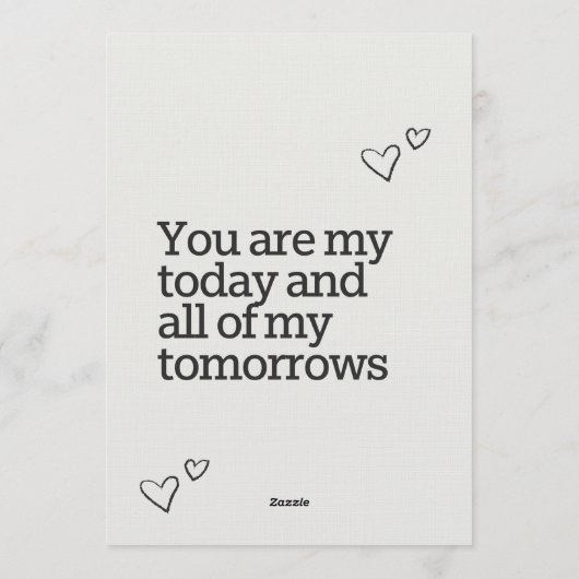 Elegant Wedding Invitation – Personalized Kaart (Achterkant)