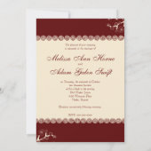 Elegant Wedding Invitation Save The Date (Achterkant)