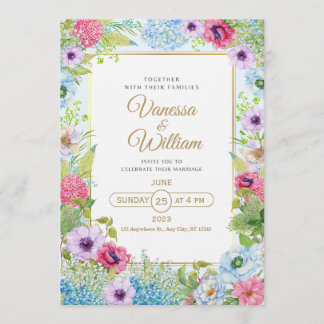 Elegant Wedding Invitation | Timeless Romantic Kaart