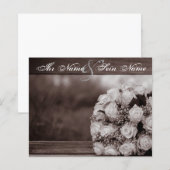 Elegant Wedding Invitations 12 (Voorkant / Achterkant)