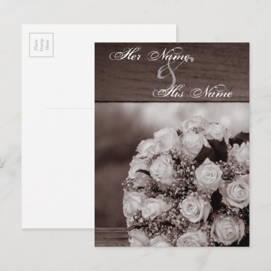 Elegant Wedding Invitations 12 Uitnodiging Briefkaart (Voorkant / Achterkant)
