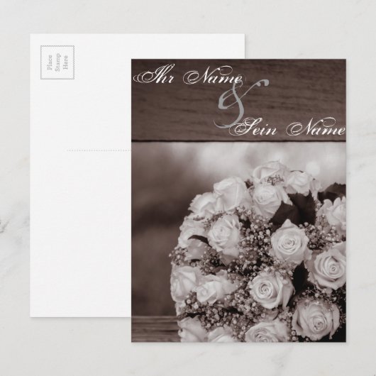 Elegant Wedding Invitations 12 Uitnodiging Briefkaart (Voorkant / Achterkant)